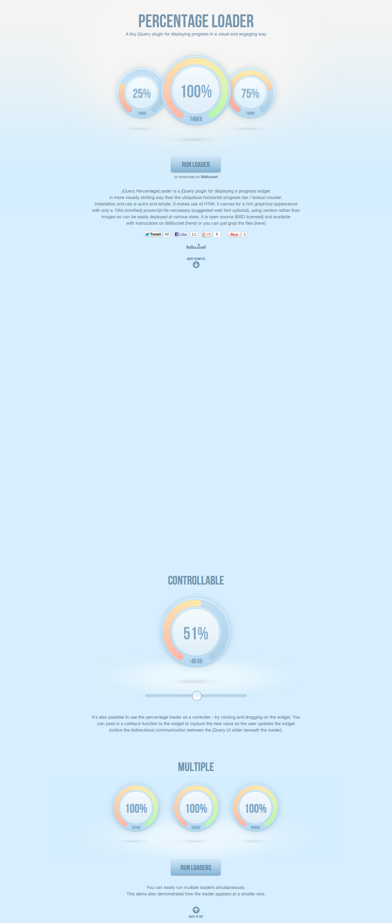 Percentage Loader